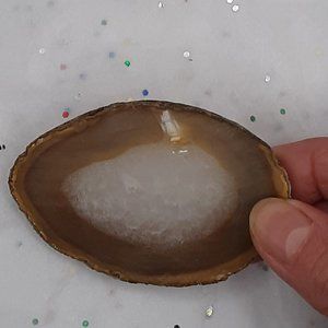 Sliced Polished Agate Geode 3" Stone Gemstone Slab